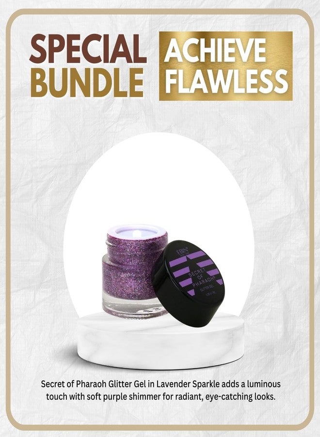 EBIN NEW YORK Hair Glitter for Kids – 3X Secret of Pharaoh Lavender Sparkle Bundle by EBIN NEW YORK – Multipurpose Hair and Face Glitter Gel for Styling, Makeup, and Body Decoration – Gift Set (3 Items) - Image 2